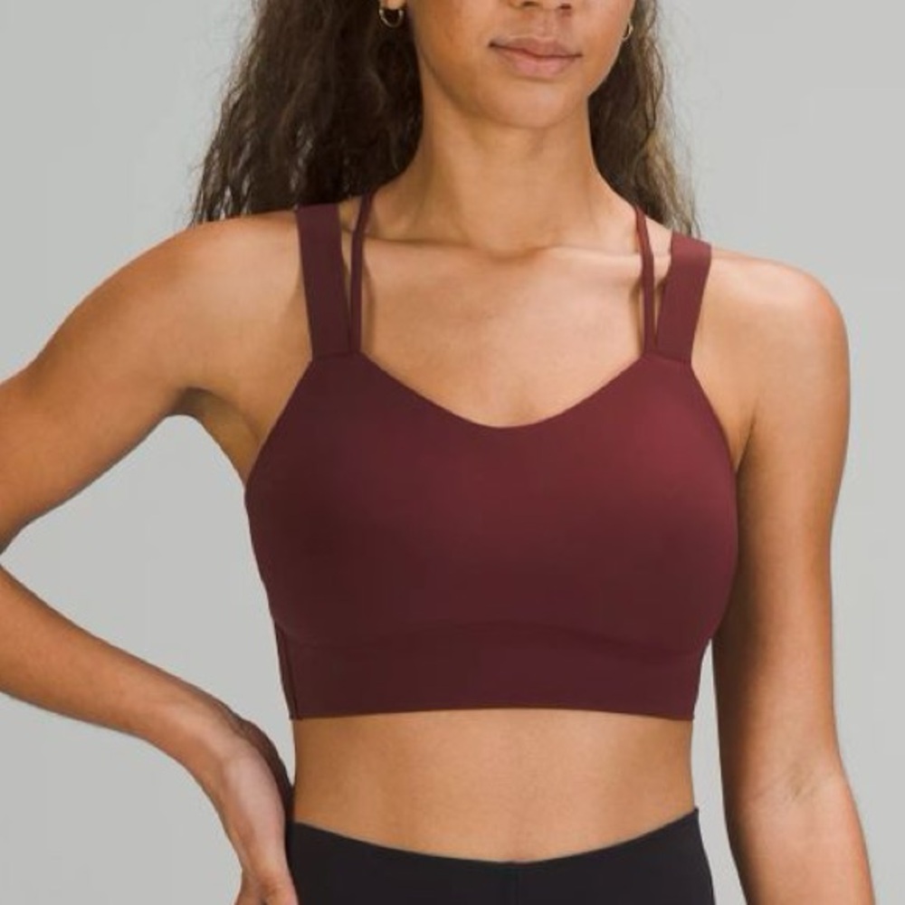 lululemon athletica Burgundy Sports Bra